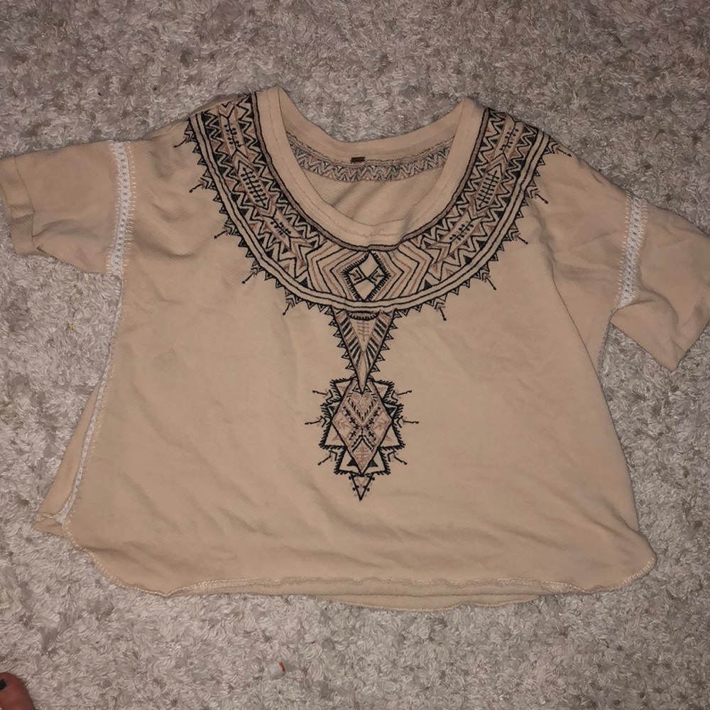 Free People printed top
